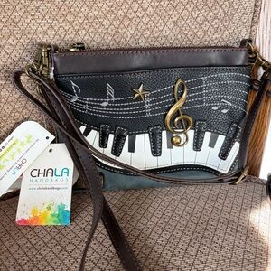 Chala Handbag Piano Music-Themed Crossbody NWT